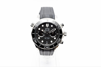 2025 Omega Seamaster Diver 300M Chronograph Complete Set