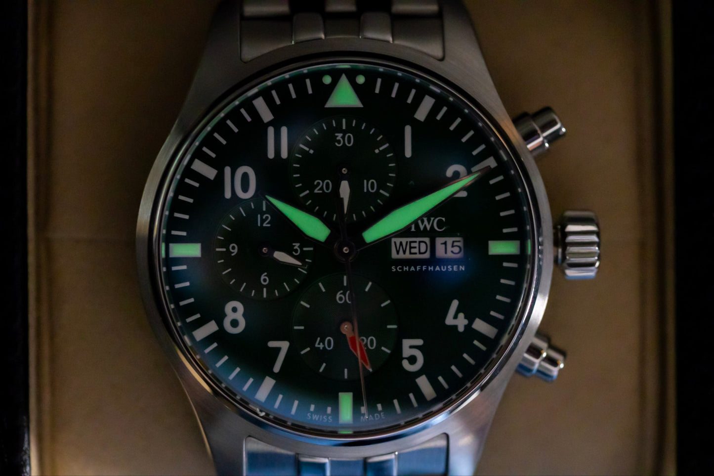 2023 IWC Watch Chronograph Pilot Complete Set!