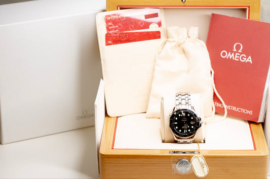 2018 Omega Seamaster Diver Complete Original Box & Papers