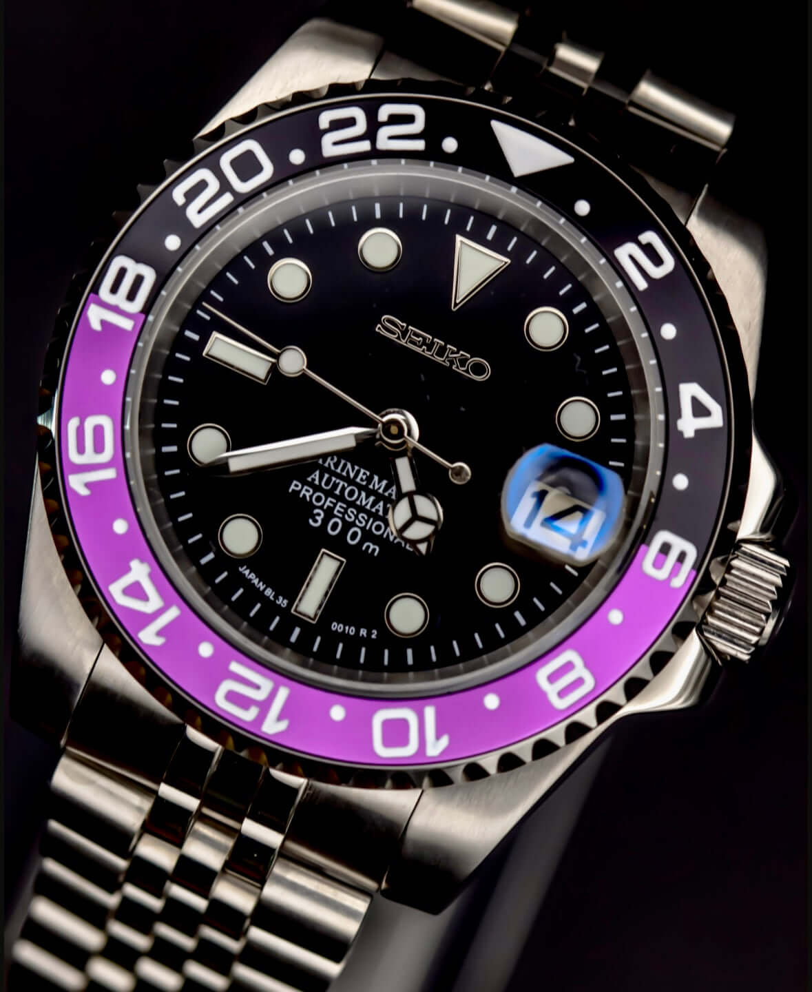 The Joker Seikomod Diver | Unique Automatic Watch – Kingdom Watch