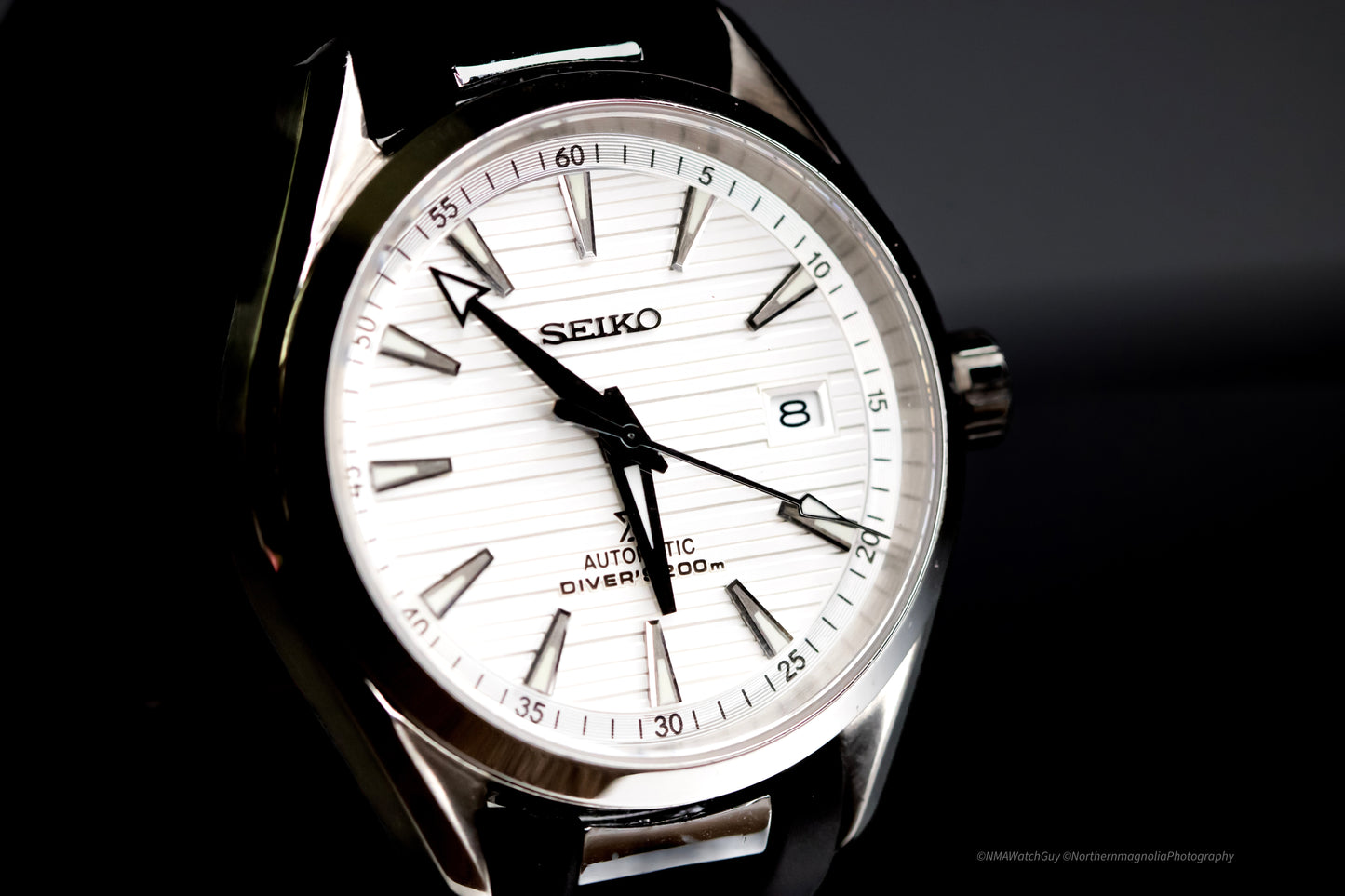 Seikomod White Aqua Terra image 1