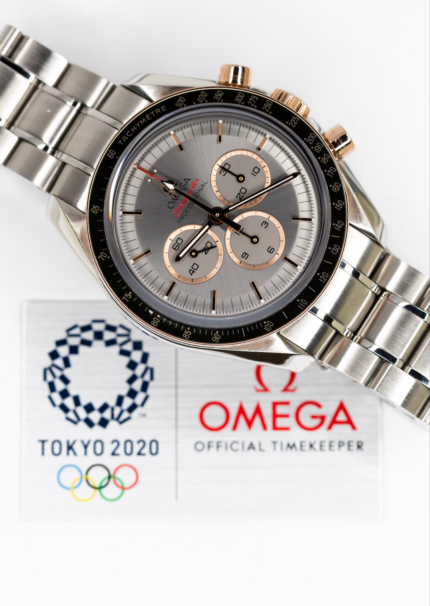 2020 Omega Speedmaster Chrono "Tokyo" Limited Edition Complete Set!