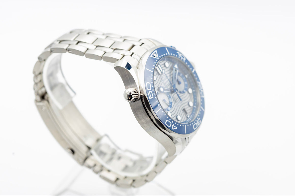 2023 Omega Seamaster Diver 300M Chronograph Complete Set