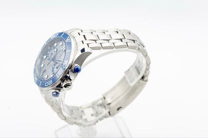 2023 Omega Seamaster Diver 300M Chronograph Complete Set