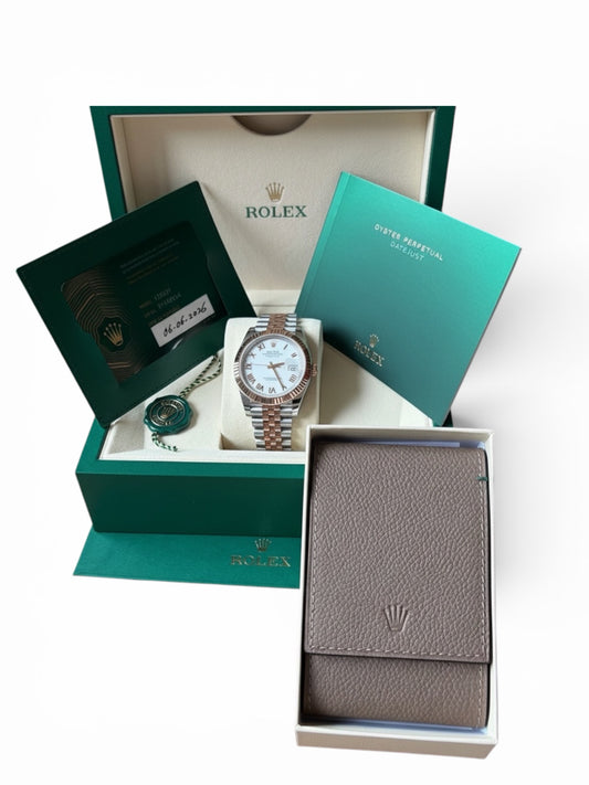 Brand New Unworn 2025 Rolex Datejust 41 Rose Gold Two Tone