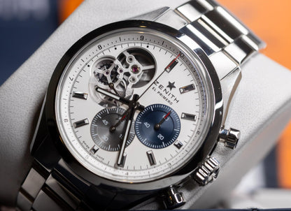 Zenith Chronomaster Open Heart White Dial 03.3300.3604/69.M3300 – El Primero – Full Set