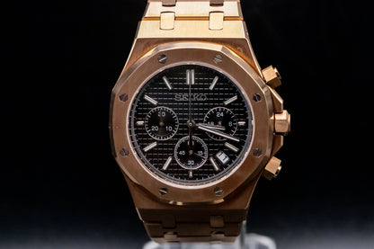 Seikomod Oak RoseGold Chrono image 0