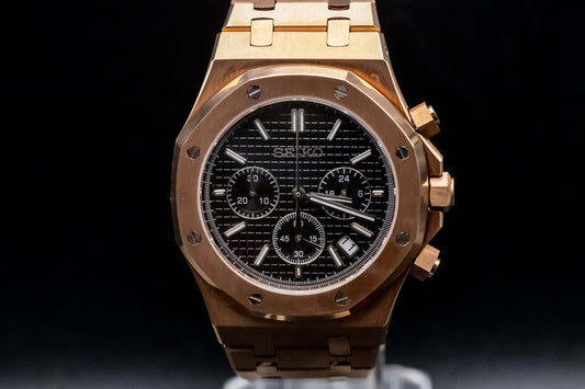 Seikomod Oak RoseGold Chrono image 0
