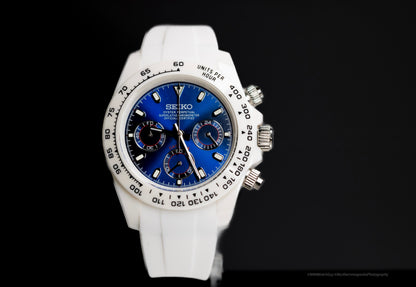 Seikomod White Ceramic Daytona image 0