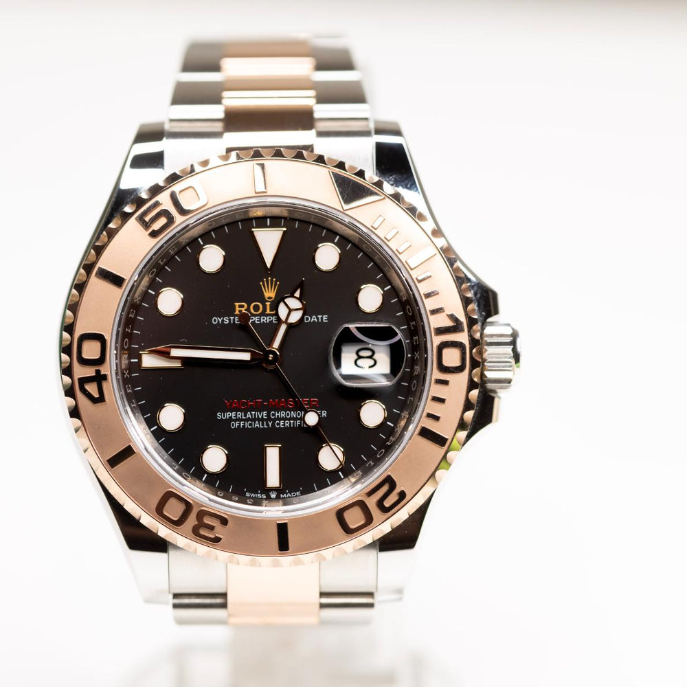 2024 Rolex Yacht-Master Two-Tone Ref. 126621 luxury watch with Everose Gold and Oystersteel.