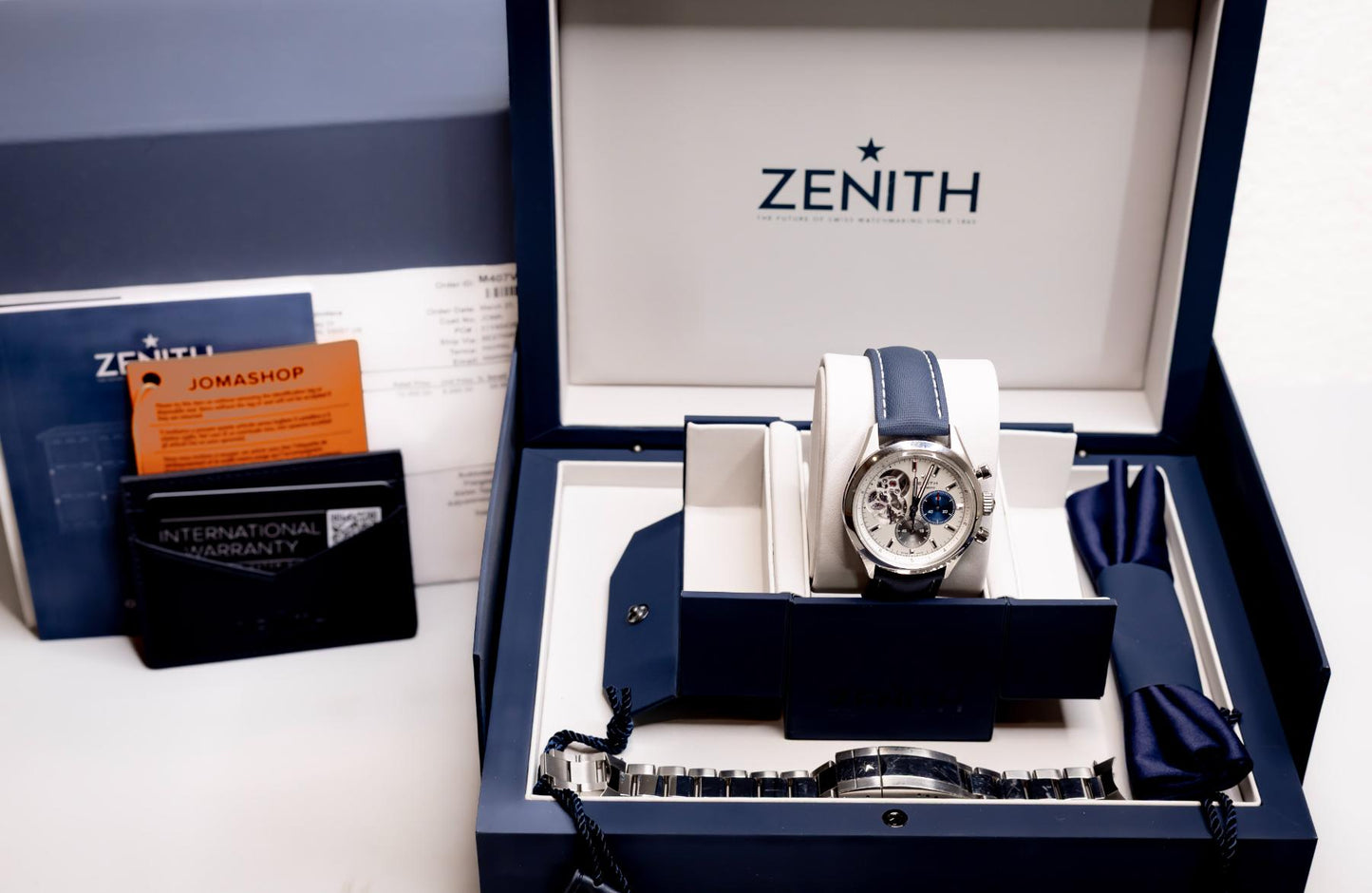 Zenith Chronomaster Open Heart White Dial 03.3300.3604/69.M3300 – El Primero – Full Set