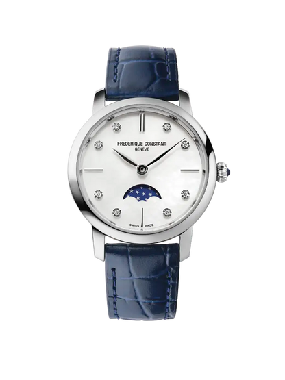 Frederique Constant Classics Slimline Ladies Moonphase - FC-206MPWD1S6