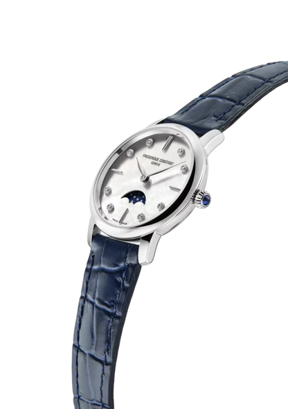 Frederique Constant Classics Slimline Ladies Moonphase - FC-206MPWD1S6