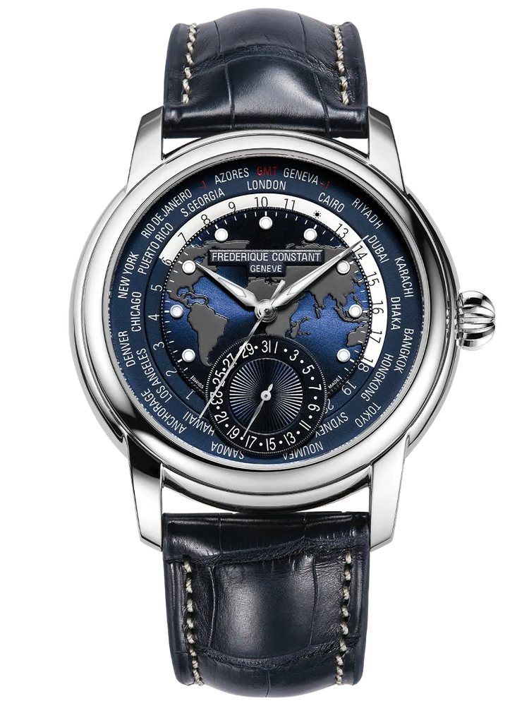 Frederique Constant Manufacture Classic Worldtimer - FC-718NWM4H6