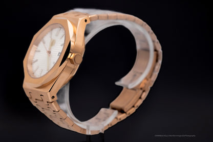 The Rose Gold Monarch - White image 1