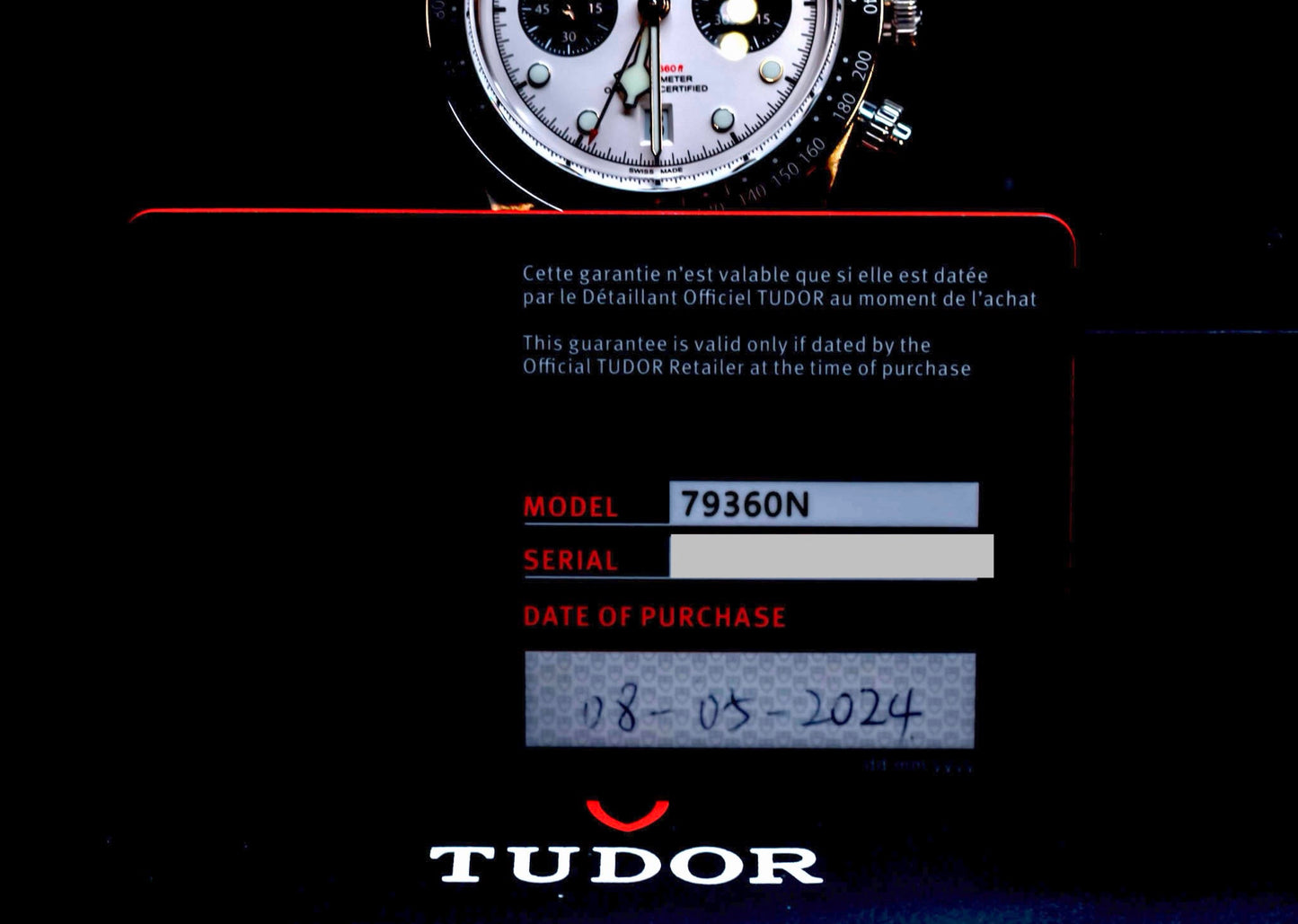 Tudor Black Bay Chrono "Panda" Box & Papers AMAZING CONDITION