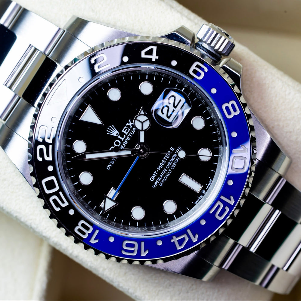 2022 Rolex GMT Master II "Batman" Complete Set