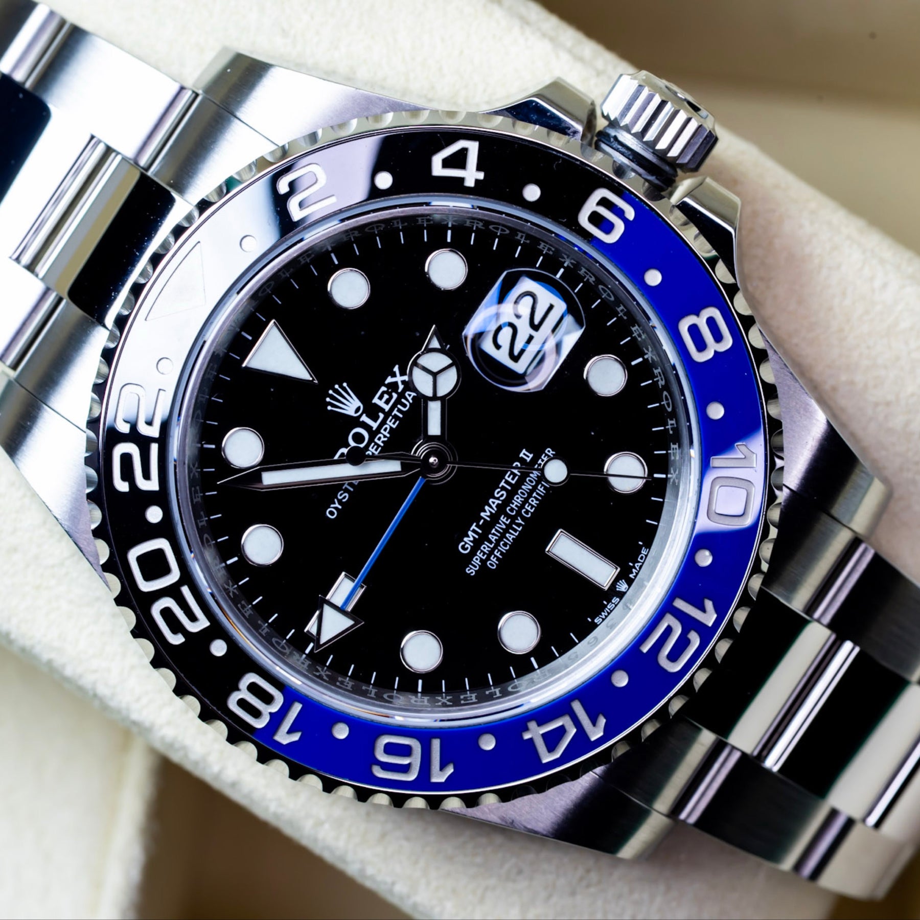 2022 Rolex GMT Master II "Batman" Complete Set