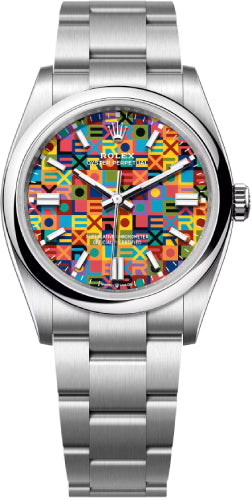 Rolex Oyster Perpetual 36 Oystersteel Multicoloured Jubilee Motif Dial Oyster Bracelet - 126000 - 2026