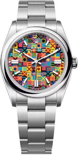 Rolex Oyster Perpetual 36 Oystersteel Multicoloured Jubilee Motif Dial Oyster Bracelet - 126000 - 2026