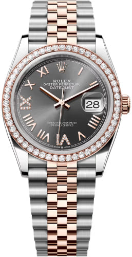 Rolex Datejust 36 Oystersteel Everose Gold Slate Dial Jubilee Bracelet - 126281Rbr - 2026