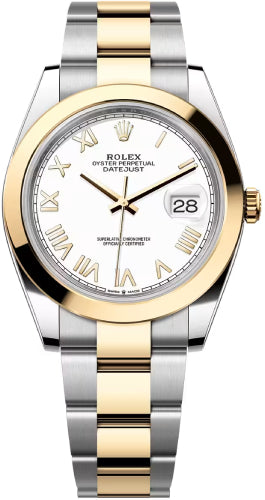 Rolex Datejust 41 Oystersteel And Yellow Gold White Dial Oyster Bracelet - 126303 - 2026