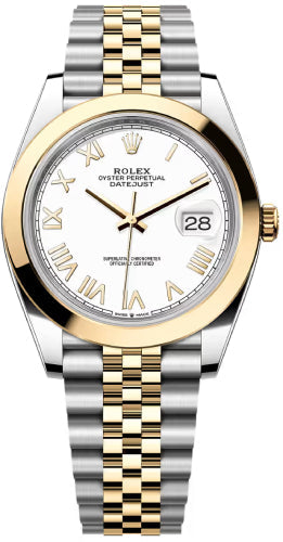 Rolex Datejust 41 Oystersteel And Yellow Gold White Dial Jubilee Bracelet - 126303 - 2026
