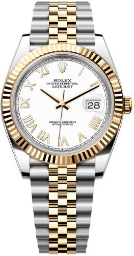 Rolex Datejust 41 Oystersteel And Yellow Gold White Dial Jubilee Bracelet - 126333 - 2026