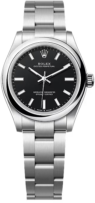 Rolex Oyster Perpetual 31 Black Dial Oyster Bracelet - 277200 - 2025