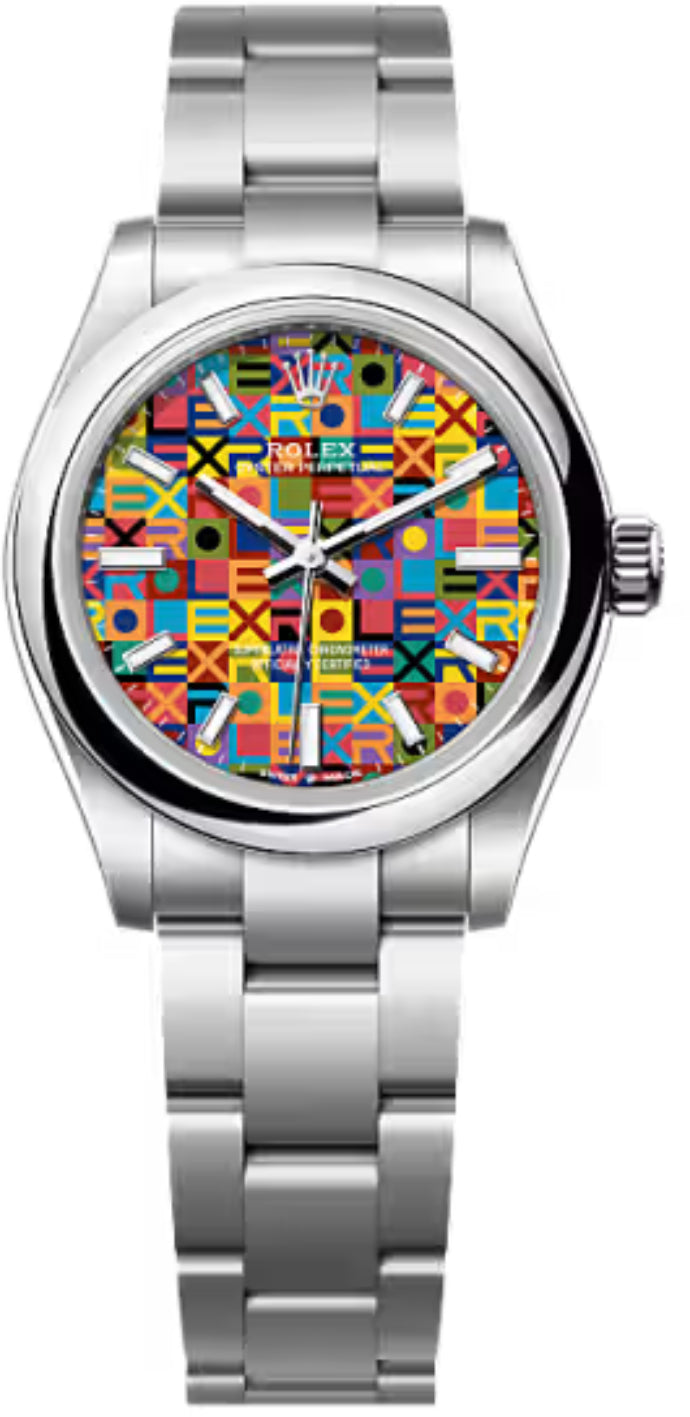Rolex Oyster Perpetual 31 Mm Oystersteel Multicolured Jubilee Motif Dial Oyster Bracelet - 277200 - 2026