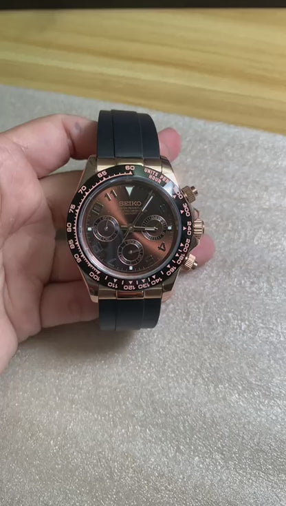 Seikomod Chocolate Daytona