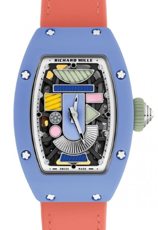 Richard Mille Automatic Winding Coloured Ceramic Powder Blue RM 07-01 - BRAND NEW