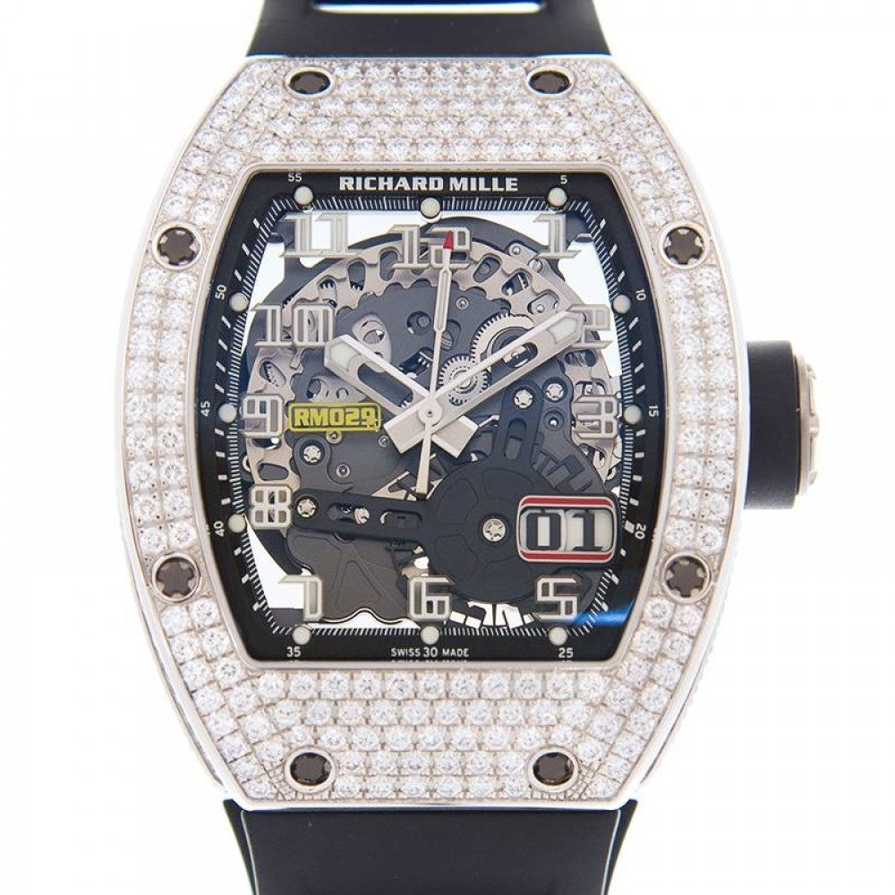 Richard Mille Oversized Date Diamond/White Gold RM 029