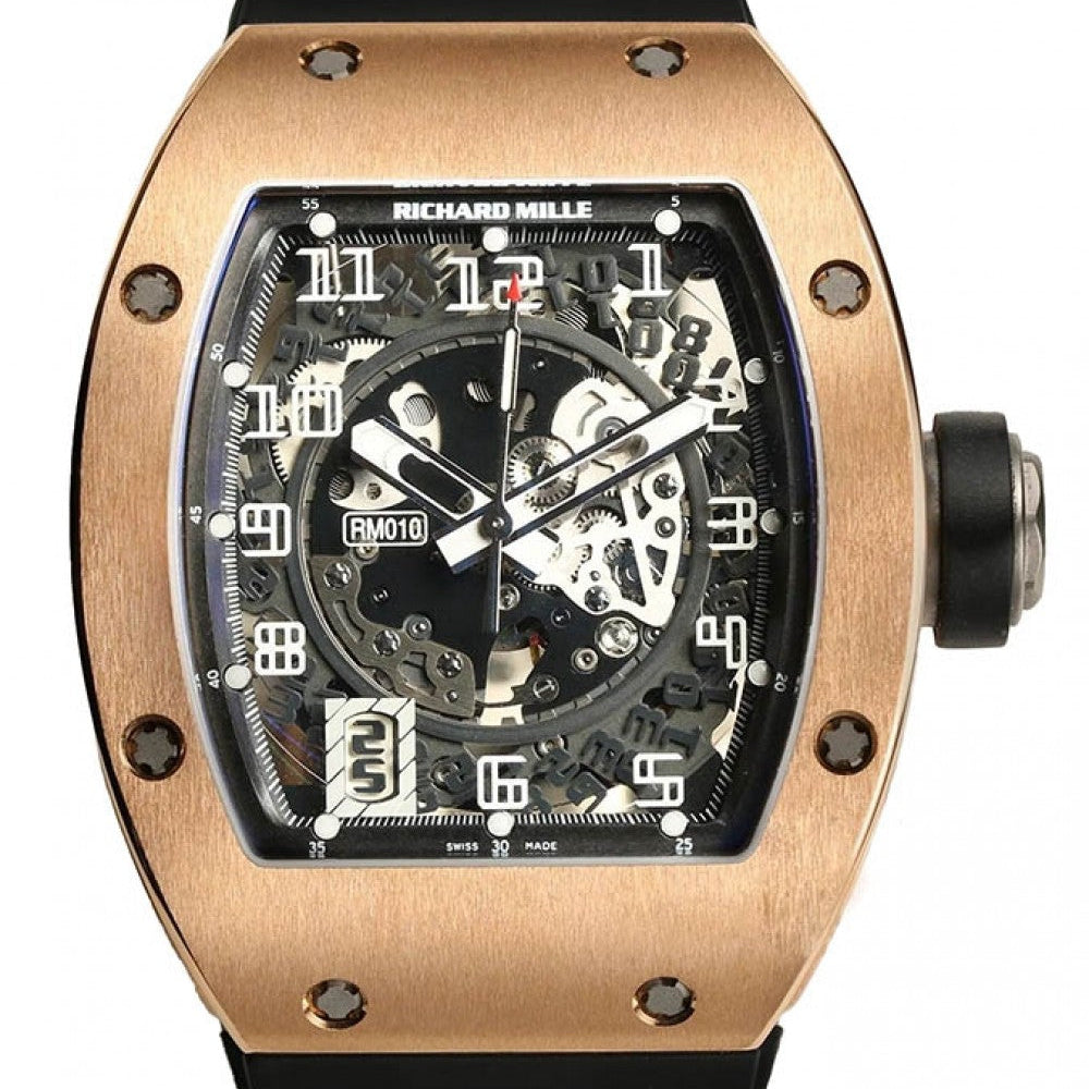 Richard Mille Automatic Rose Gold RM 010 - PRE-OWNED