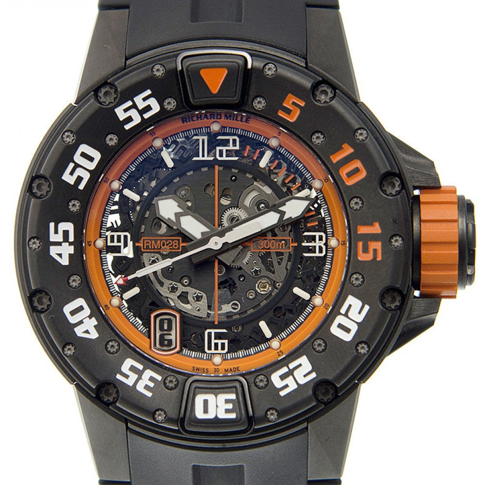 Richard Mille RM028-AJTI Titanium Transparent Skull Orange Automatic 47mm - BRAND NEW