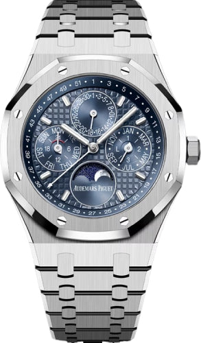 Audemars Piguet Royal Oak Perpetual Calendar 41 mm Blue "Grande Tapisserie" Dial - 26674ST.OO.1320ST.01